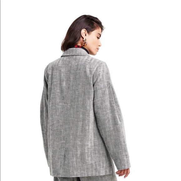 Chevron Oversized Tweed Blazer-Rachel Comey x Target - Picture 3 of 7